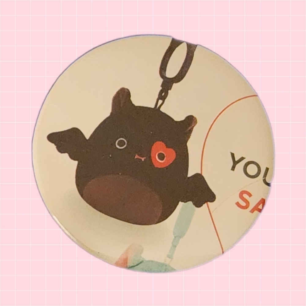 Squishmallows Emily The Bat 2" Pin